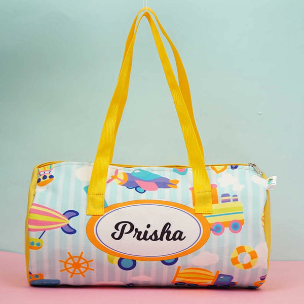 Personalized Airplane Printed Swimming Duffle Bag for Kids